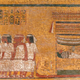 East wall of the tomb’s burial chamber before restoration.